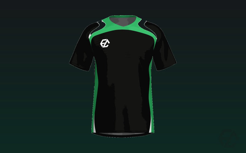 Camiseta de fútbol con espacio para logos de patrocinadores