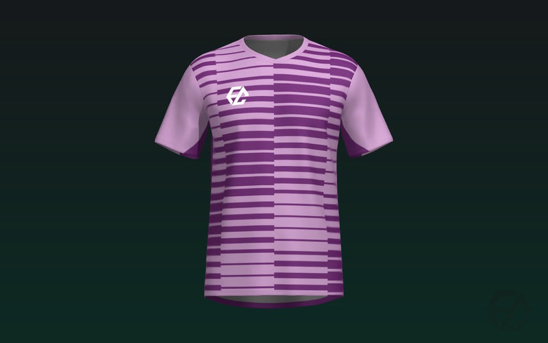 Camiseta de fútbol sublimada con diseño all-over