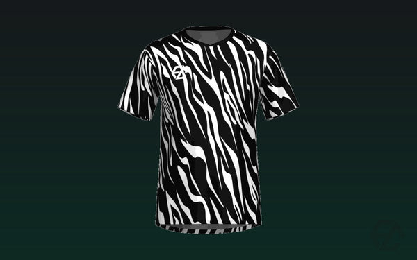 Camiseta de fútbol blanca para medir tallas de equipo