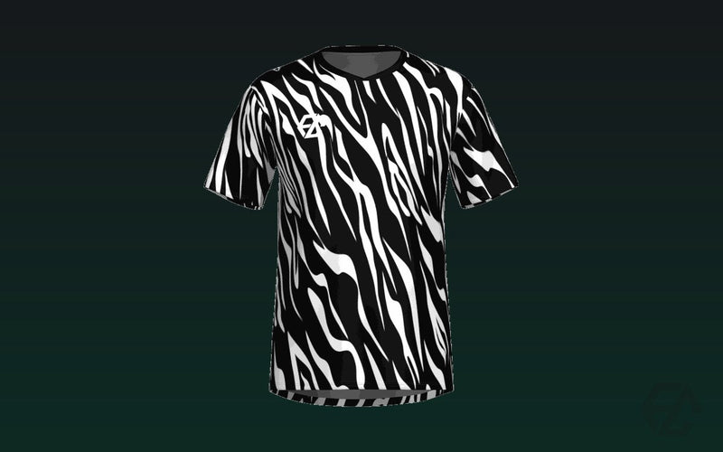 Camiseta de fútbol blanca para medir tallas de equipo