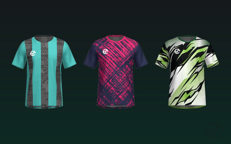 Camisetas de la tienda online de un club de fútbol