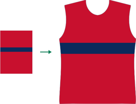 El diseño de borde a borde: la prenda sale tal y como se ve